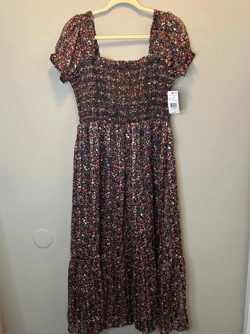 Floral Smocked Maxi Dress
